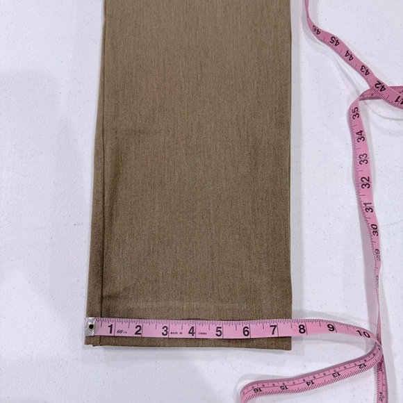 Talbots Heritage Dress Pants Side Zipper Tan Heather Straight Leg Women’s Size 8 - Picture 11 of 11